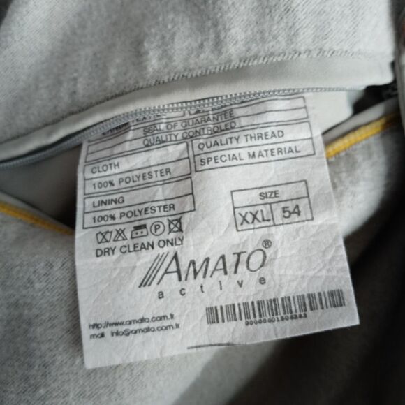 Amato Active cream jacket men's size XXL - Picture 8 of 10